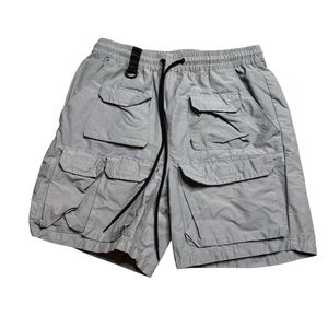 🩶 PACSUN Gray‎ Utility Cargo Shorts Men’s Small 🩶